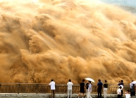 China's Yellow River Sand Washing Photos